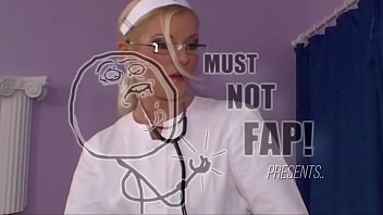 Skinny small tits hot nurse eases big dick patient´s pain by taking his cum