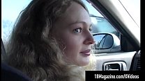 Young Hitchhiking Russian blows & bangs her ride in his car & later at his place! Get the full video & more than 800 models only at 18Magazine.com!